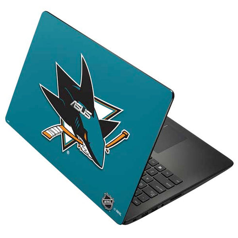 NHL San Jose Sharks Solid Background Asus X502CA 15.6 Skin