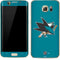 NHL San Jose Sharks Solid Background Galaxy S7 Edge Skin