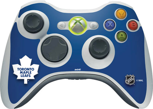 NHL Toronto Maple Leafs Solid Background Xbox 360 Wireless Controller Skin