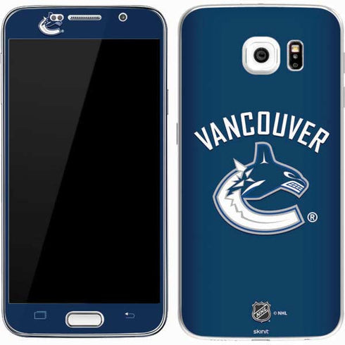 NHL Vancouver Canucks Solid Background Galaxy S7 Skin