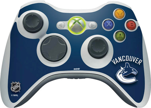 NHL Vancouver Canucks Solid Background Xbox 360 Wireless Controller Skin