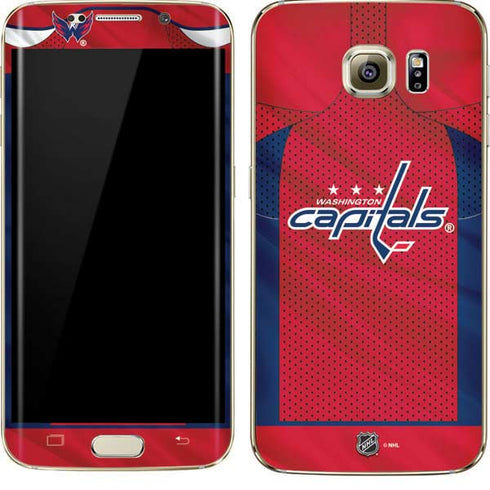 NHL Washington Capitals Home Jersey Galaxy S7 Edge Skin