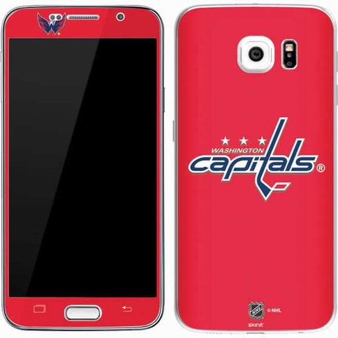 NHL Washington Capitals Solid Background Galaxy S7 Skin