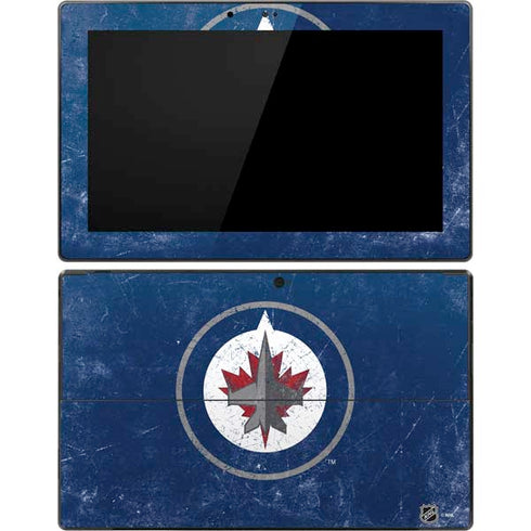 NHL Winnipeg Jets Distressed Logo Surface Pro Tablet Skin