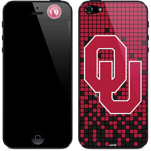 University of Oklahoma Sooners Red Digi iPhone 5/5s/5SE Skin