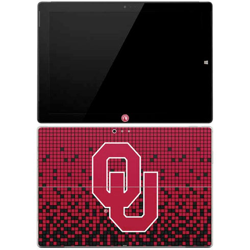 University of Oklahoma Sooners Red Digi Surface Pro 3 Skin