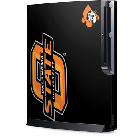 Oklahoma State University OSU on Black Playstation 3 & PS3 Slim Skin