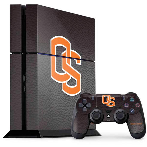 Oregon State University Logo PS4 Console and Controller Bundle Skin