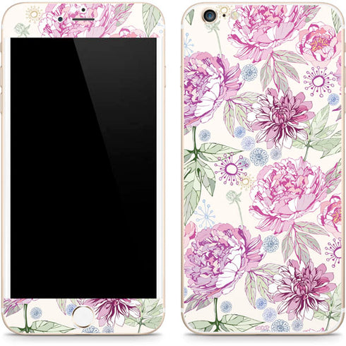 Peony Spring Floral iPhone 6/6s Plus Skin
