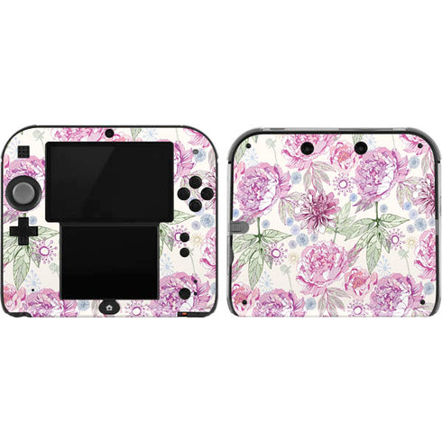 Peony Spring Floral Nintendo 2DS Skin