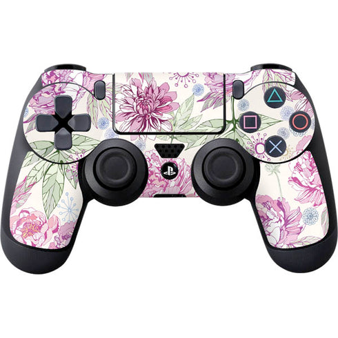 Peony Spring Floral PS4 Controller Skin