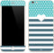Polka Dots and Stripes Heart in Blue iPhone 6/6s Plus Skin
