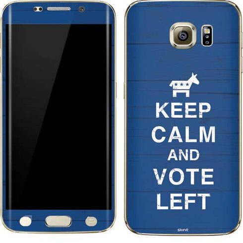 Keep Calm And Vote Left Galaxy S7 Edge Skin