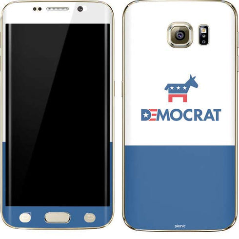 Democrat Blue And Red Galaxy S7 Edge Skin