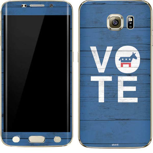 Vote Democrat Galaxy S7 Edge Skin