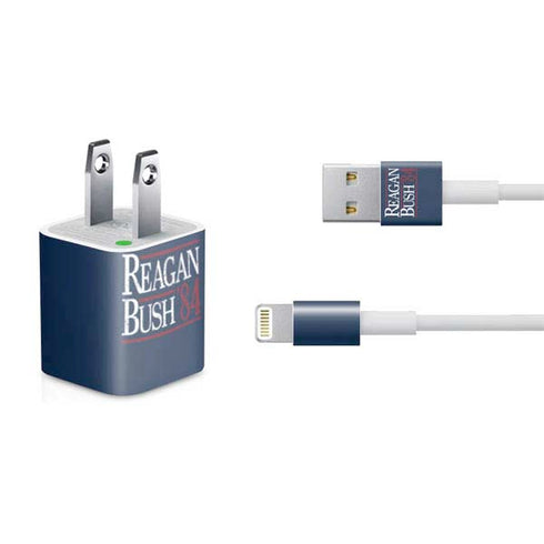 Reagan Bush 84 iPhone Charger (5W USB) Skin