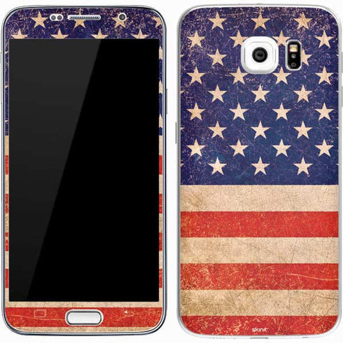 Distressed American Flag Galaxy S7 Skin
