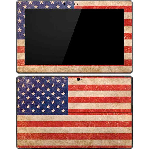 Distressed American Flag Surface Pro Tablet Skin