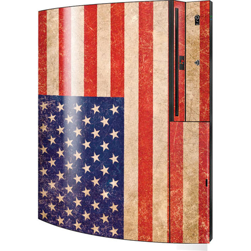 Distressed American Flag Playstation 3 & PS3 Skin