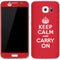 Keep Calm and Carry On Galaxy S7 Skin