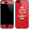Keep Calm and Carry On iPhone 5/5s/5SE Skin