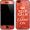 Keep Calm and Carry On Distressed iPhone 5/5s/5SE Skin