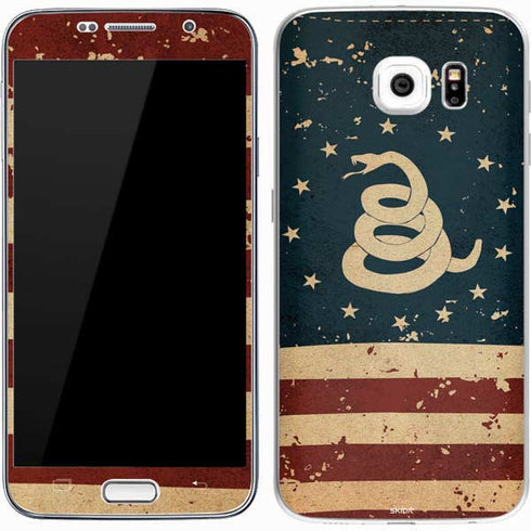 Dont Tread On Me American Flag Galaxy S7 Skin