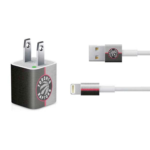 NBA Toronto Raptors Split Canvas iPhone Charger (5W USB) Skin
