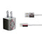 NBA Toronto Raptors Split Canvas iPhone Charger (5W USB) Skin
