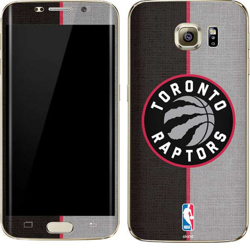 NBA Toronto Raptors Split Canvas Galaxy S7 Edge Skin