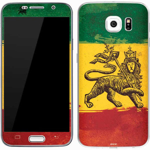 The Lion of Judah Rasta Flag Galaxy S7 Skin
