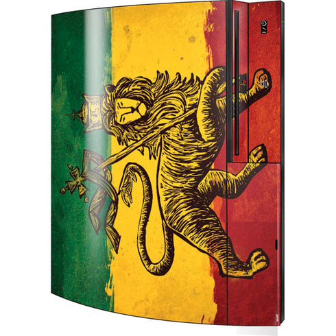 The Lion of Judah Rasta Flag Playstation 3 & PS3 Skin