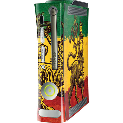 The Lion of Judah Rasta Flag Xbox 360 (Includes HDD) Skin