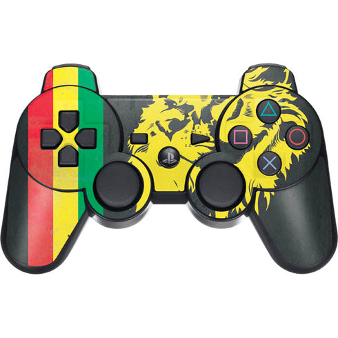 Vertical Banner - Lion of Judah PS3 Dual Shock wireless controller Skin
