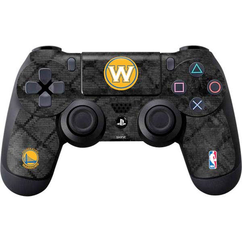 NBA Golden State Warriors Dark Rust PS4 Controller Skin
