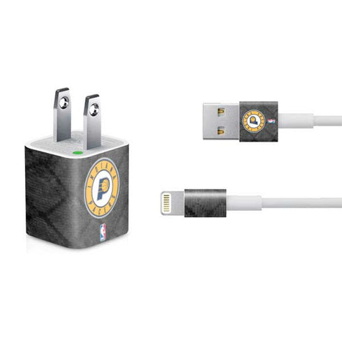 NBA Indiana Pacers Dark Rust iPhone Charger (5W USB) Skin