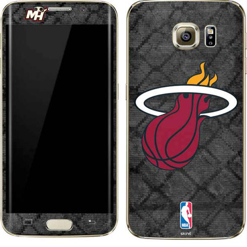 NBA Miami Heat Dark Rust Galaxy S7 Edge Skin