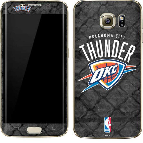 NBA Oklahoma City Thunder Dark Rust Galaxy S7 Edge Skin