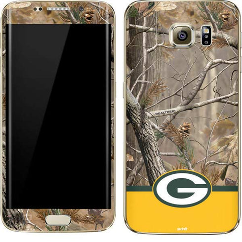 NFL Realtree Camo Green Bay Packers Galaxy S7 Edge Skin