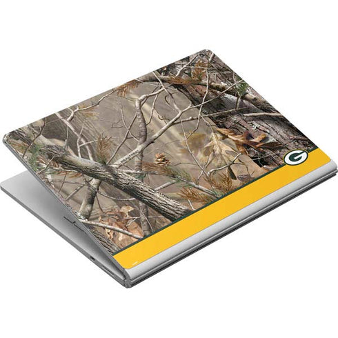 NFL Realtree Camo Green Bay Packers Surface Book Skin