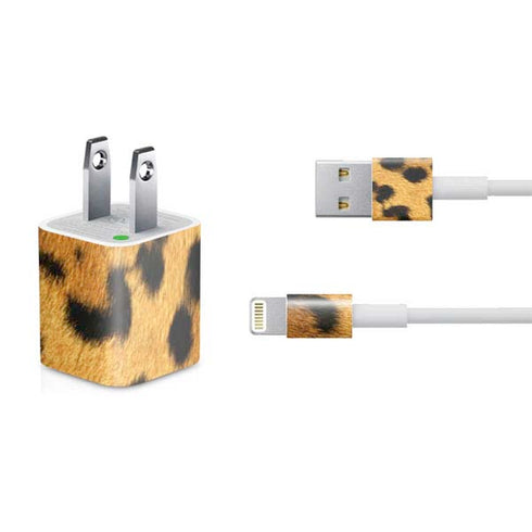 Leopard Animal Print iPhone Charger (5W USB) Skin