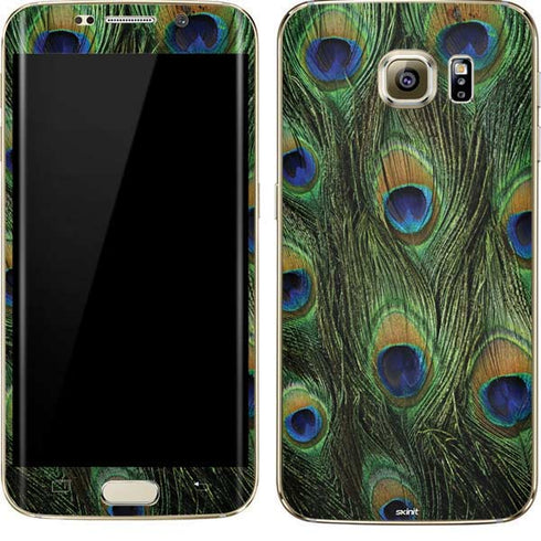 Peacock Animal Print Galaxy S7 Edge Skin