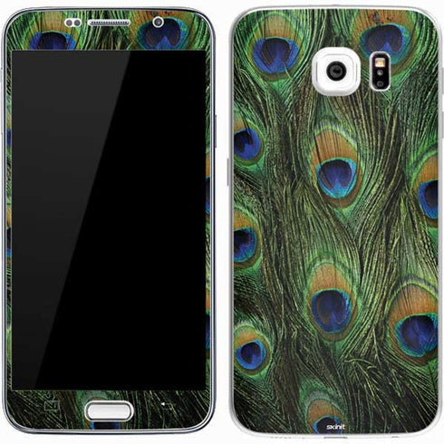 Peacock Animal Print Galaxy S7 Skin