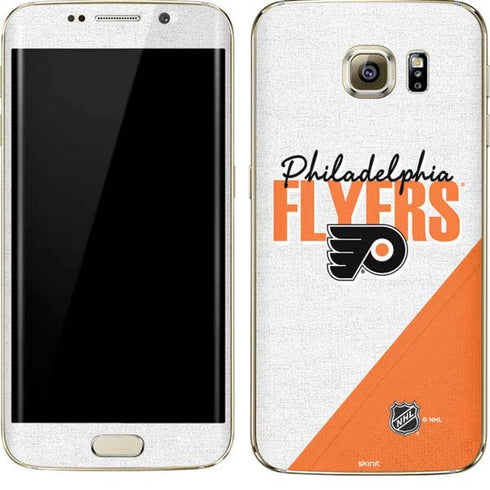 NHL Philadelphia Flyers Script Galaxy S7 Edge Skin