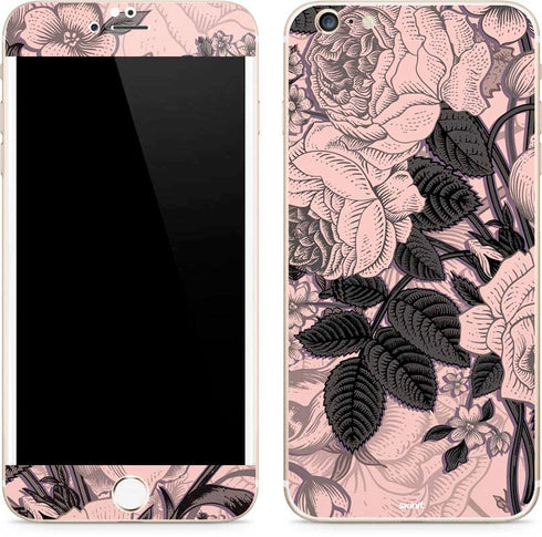 Rose Quartz Floral iPhone 6/6s Plus Skin
