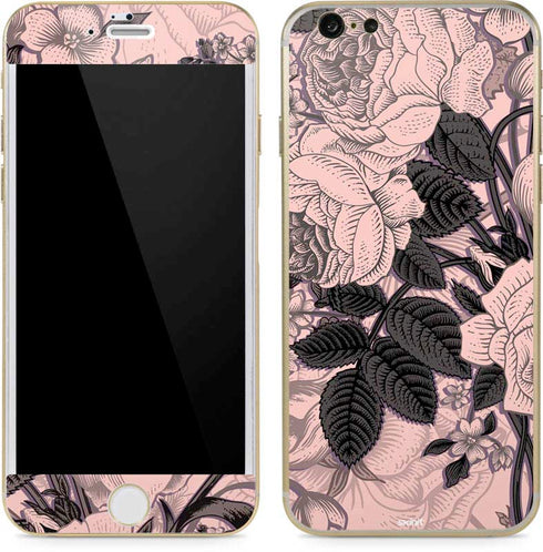 Rose Quartz Floral iPhone 6/6s Skin