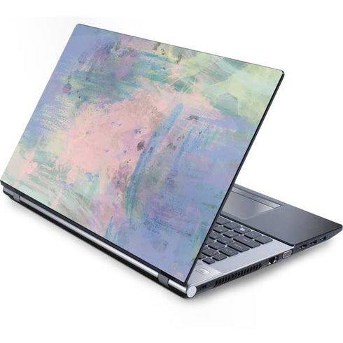 Rose Quartz & Serenity Abstract Generic Laptop Skin
