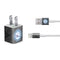 NBA Philadelphia 76ers Black Rust iPhone Charger (5W USB) Skin