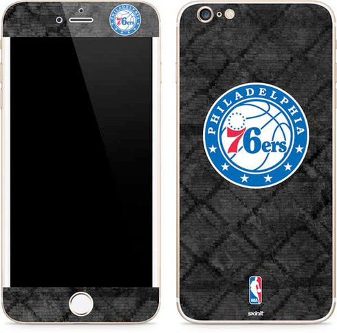 NBA Philadelphia 76ers Black Rust iPhone 6/6s Plus Skin