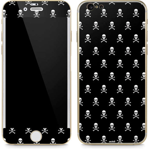 Skull and Crossbones (white) iPhone 6/6s Skin
